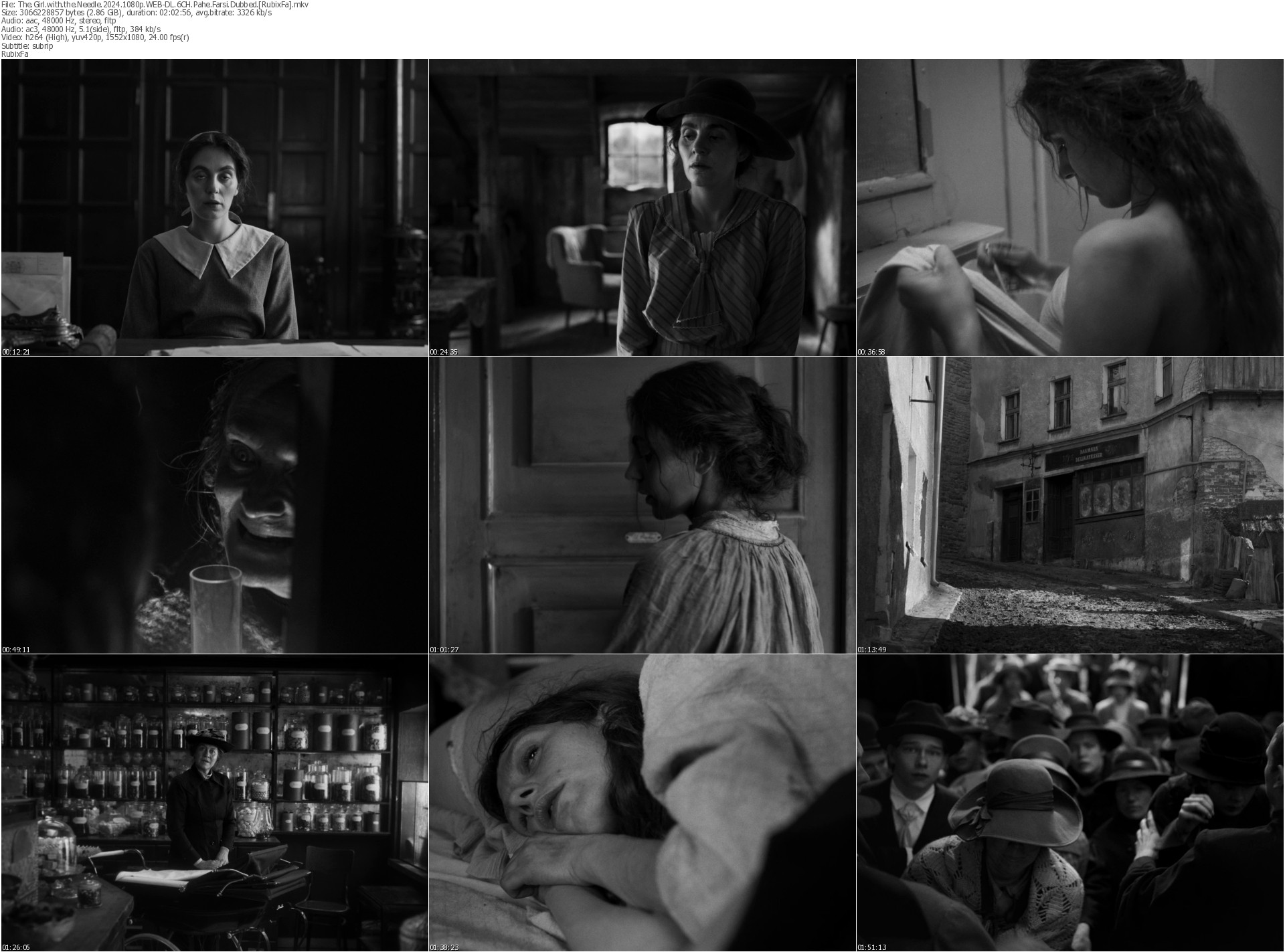 دانلود فیلم The Girl with the Needle 2024 دوبله فارسی